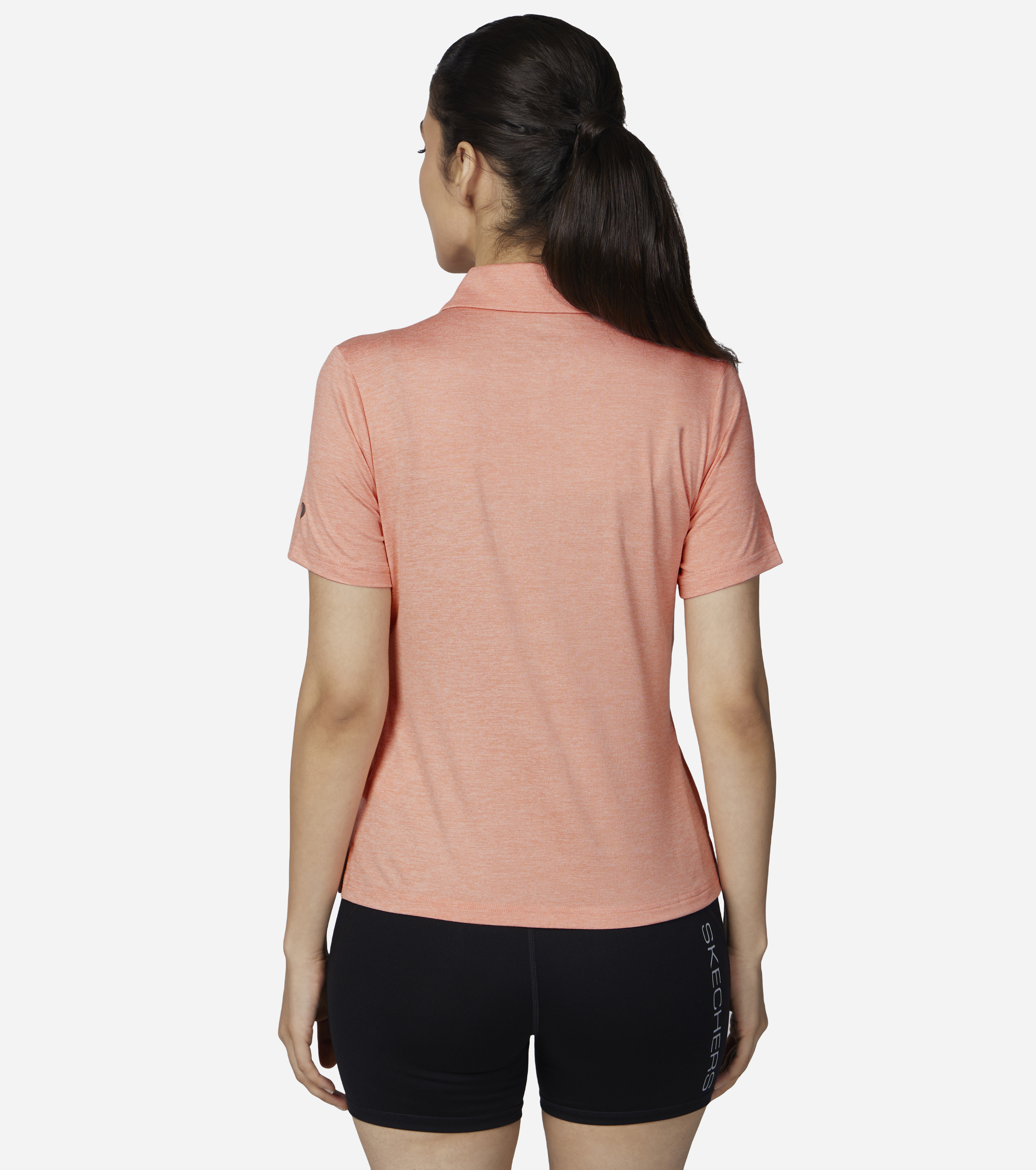 GODRI SWIFT CLUB POLO, CORAL/LIME Apparels Bottom View