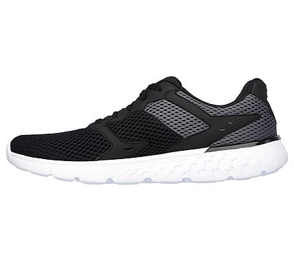 GO RUN 400, BLACK/WHITE Footwear Left View