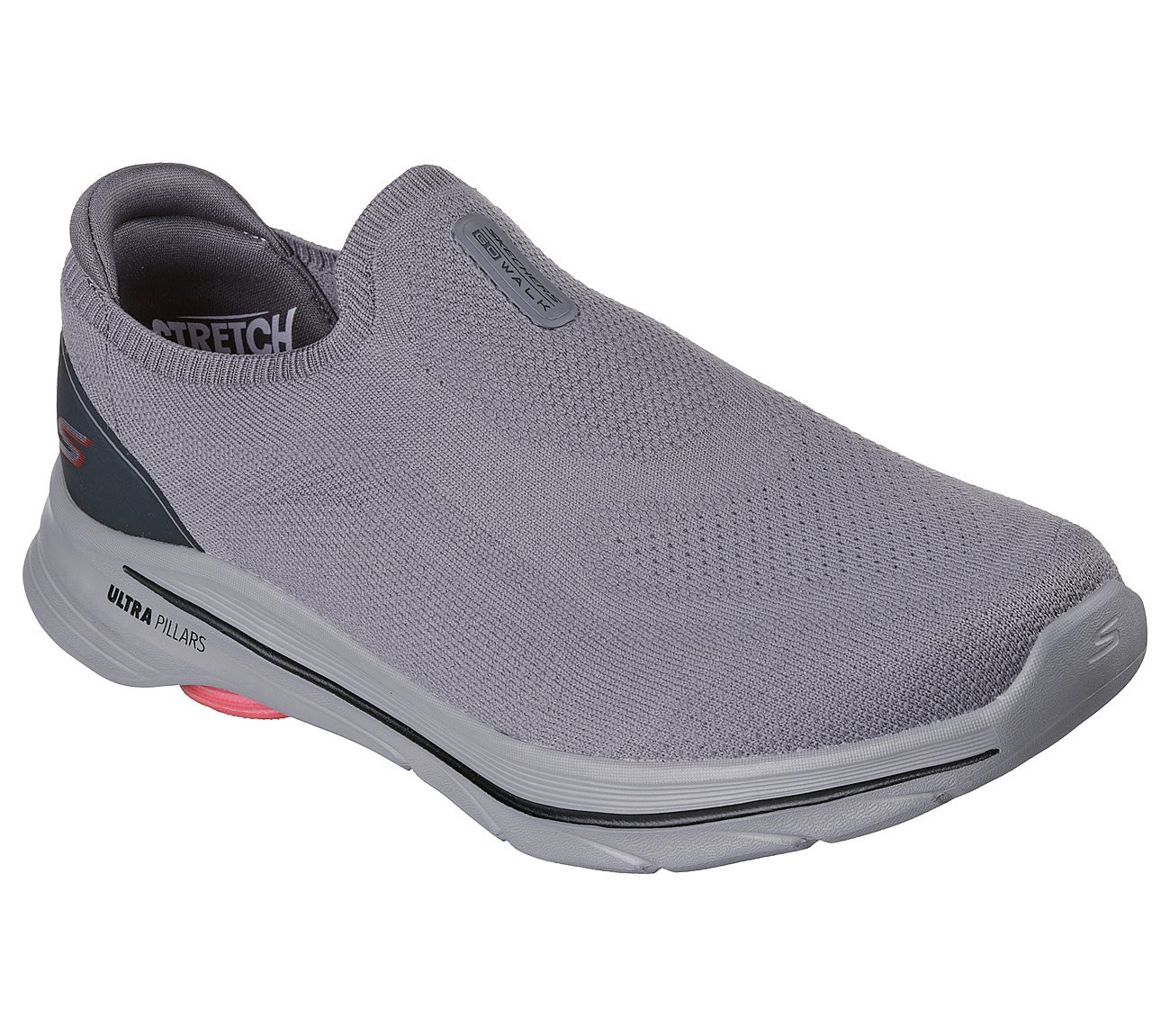 GO WALK 8 - GABE, CHARCOAL/RED