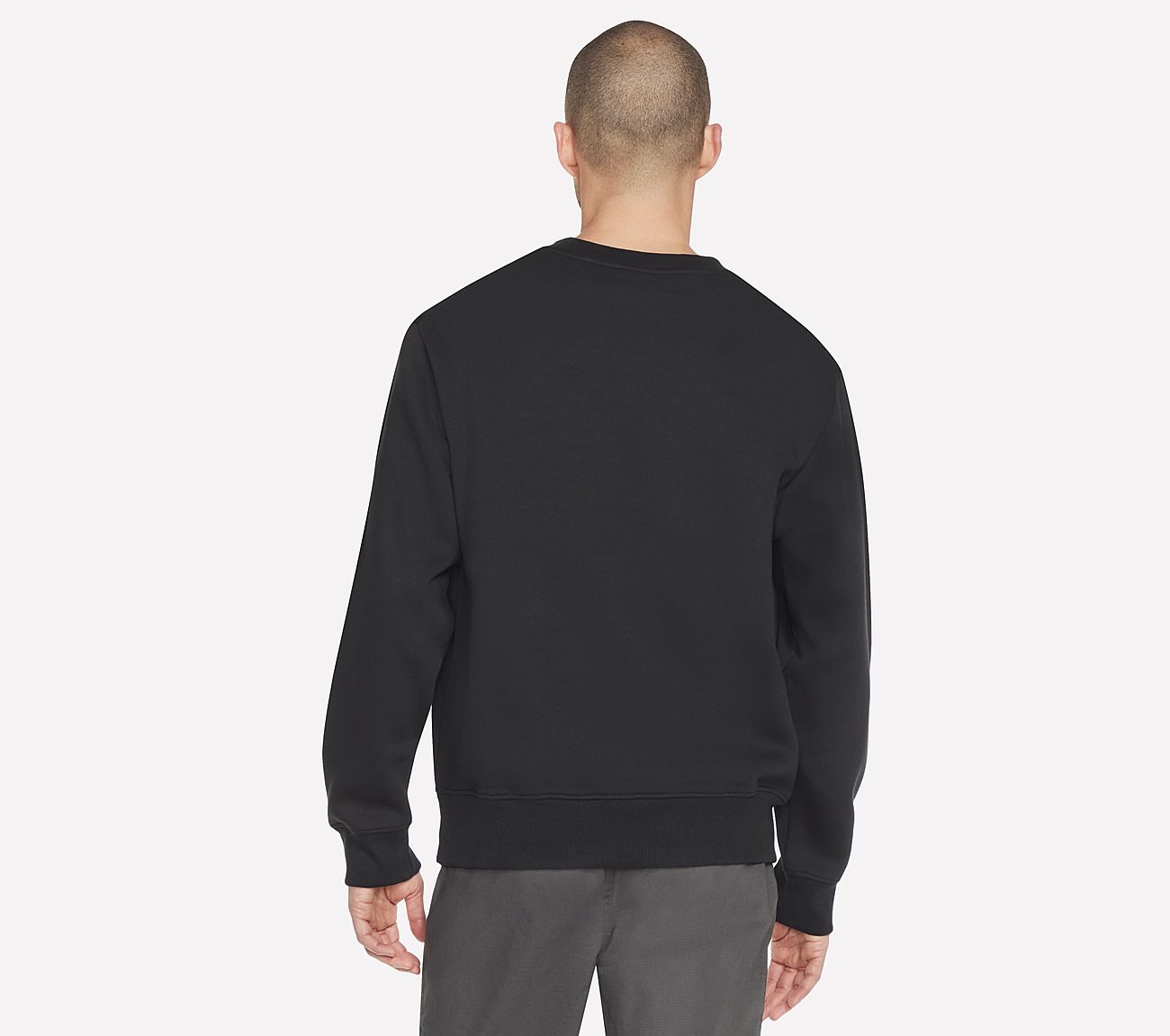 SKECH-SWEATS VEGAS CREW, BBBBLACK Apparels Top View