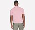 GODRI PREMIER STRIPE POLO, MAUVE/NATURAL