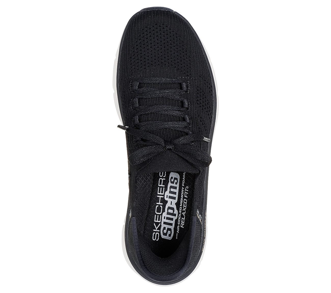 D'LUX WALKER 2.0-THRILL MOVEMENT, BLACK/TAN Footwear Top View