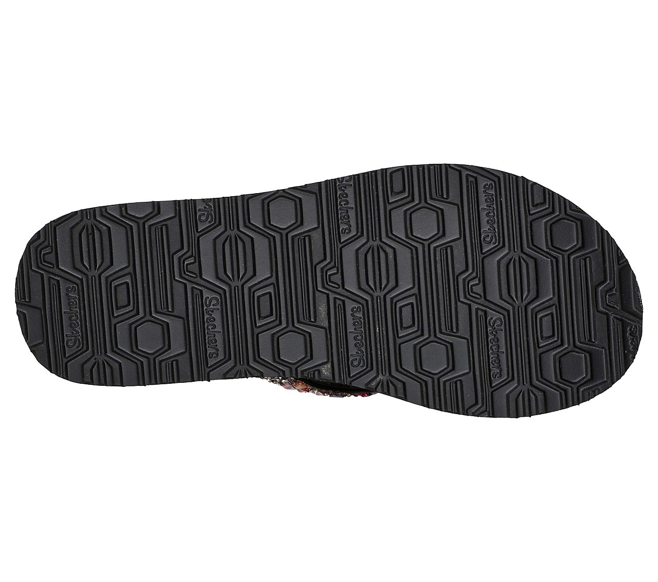 MEDITATION-DAISY DELIGHT, BLACK/MULTI Footwear Bottom View