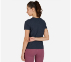 SPLIT LOGO CREWNECK T-SHIRT, NNNAVY Apparels Bottom View