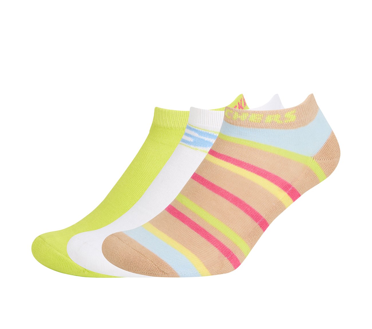 3PK WOMENS MULTI HALF TERRY LOWCUT, MULTI