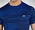 SS SKECHERS JACQUARD T-SHIRT, ROYAL/BLUE Apparel Right View