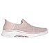 SKECHERS SLIP-INS: GO WALK 7 - SPRINGTIME, LT.PINK Footwear Lateral View