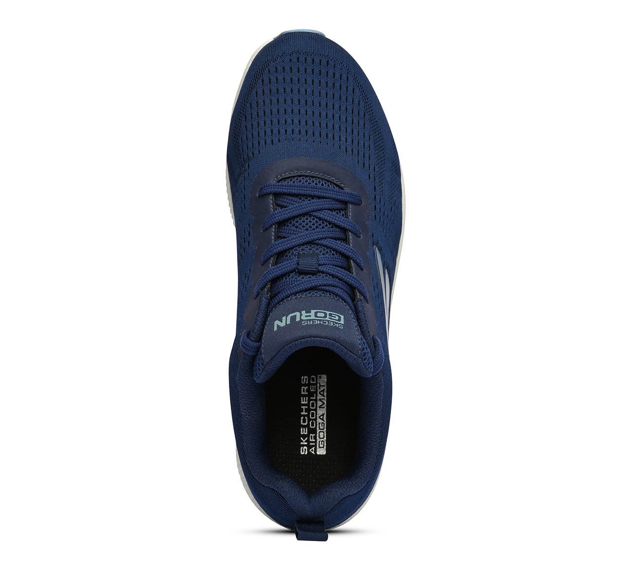 GO RUN CONSISTENT, NAVY/BLUE Footwear Top View