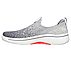 GO WALK ARCH FIT-LUNAR VIEWS, GREY/CORAL Footwear Left View