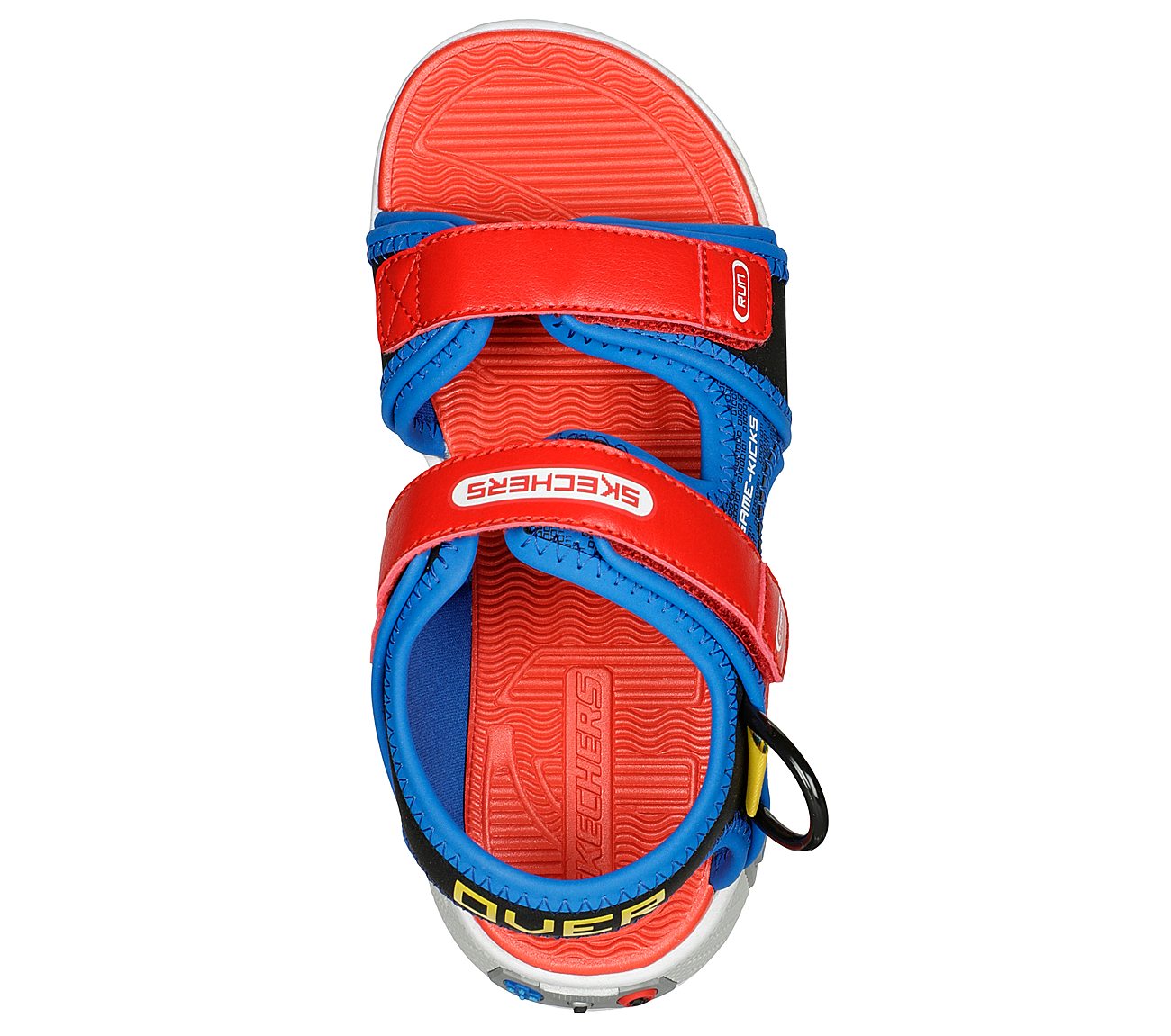 POWER SPLASH, RED/BLUE Footwear Top View