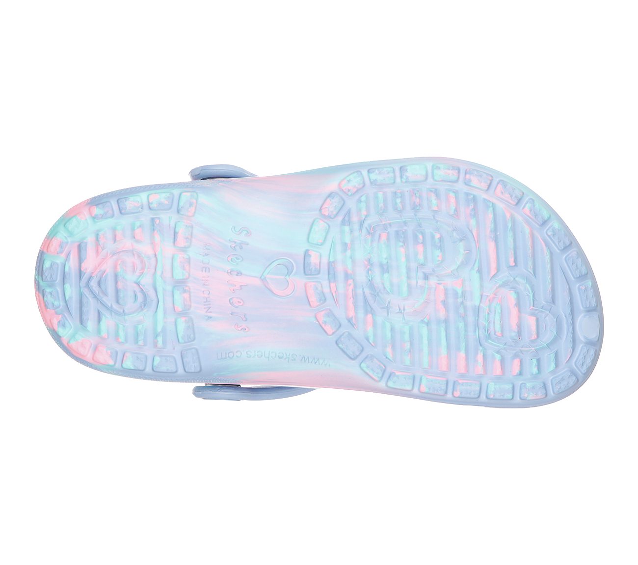 HEART CHARMER - LET'S GO PLAY, BLUE/MULTI Footwear Bottom View