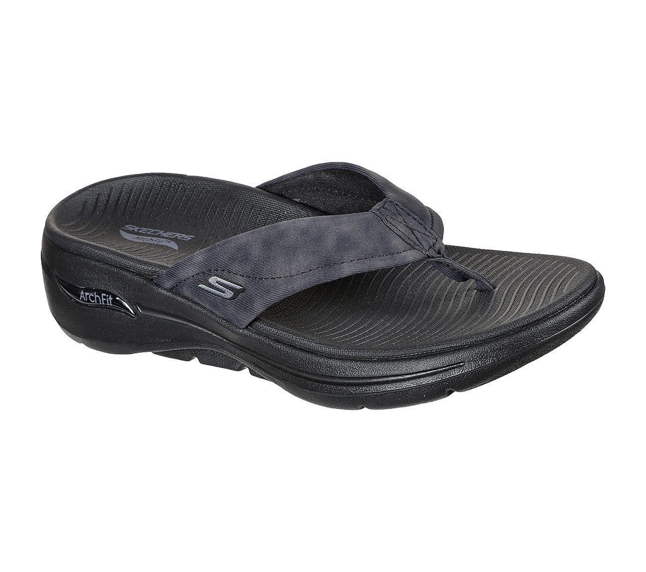 SKECHERS GO WALK ARCH FIT - ASTOUND, BBLACK Footwear Right View