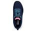 GO WALK FLEX, NAVY/CORAL Footwear Top View