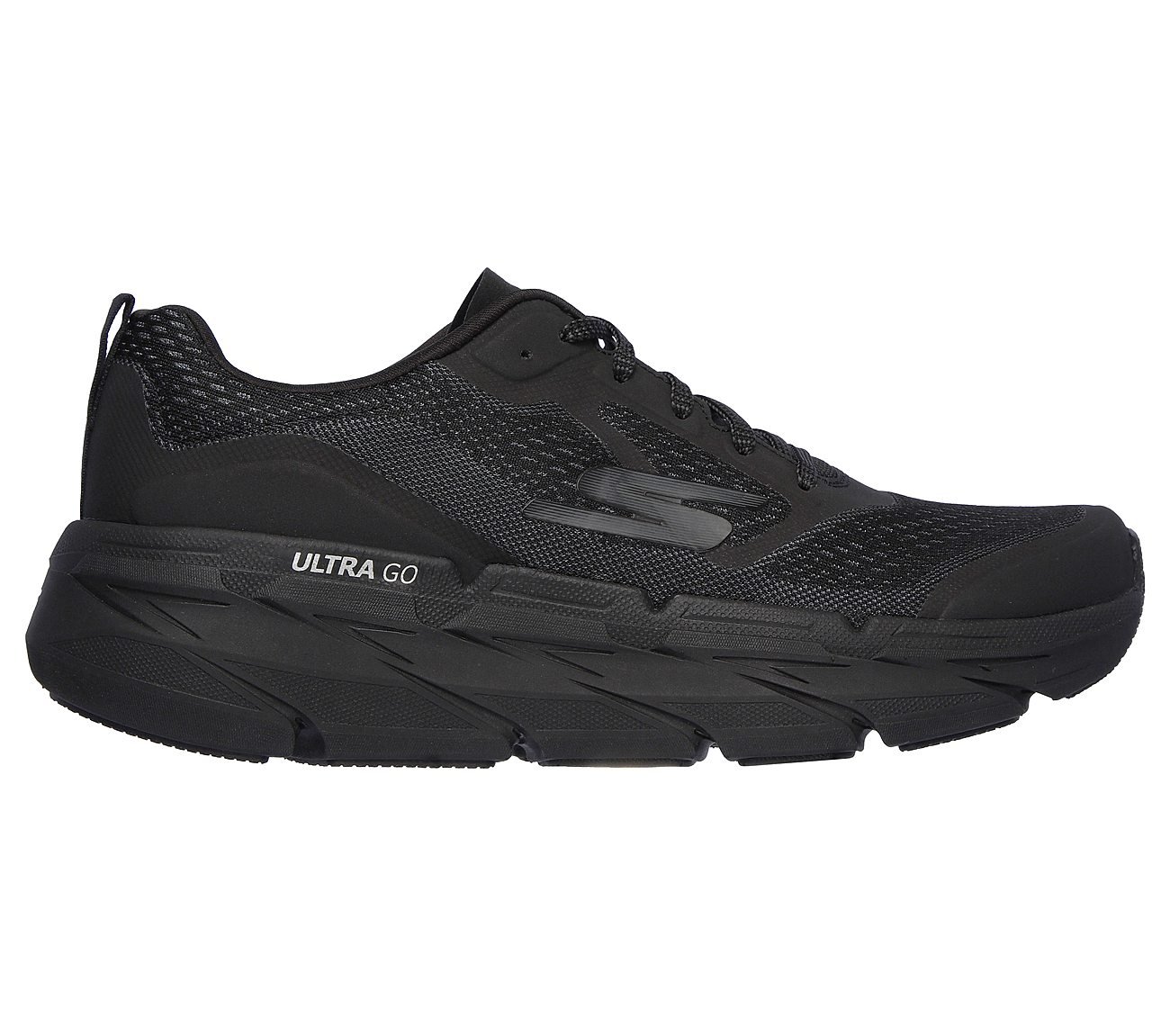 MAX CUSHIONING PREMIER-VANTAG, BLACK/CHARCOAL Footwear Right View