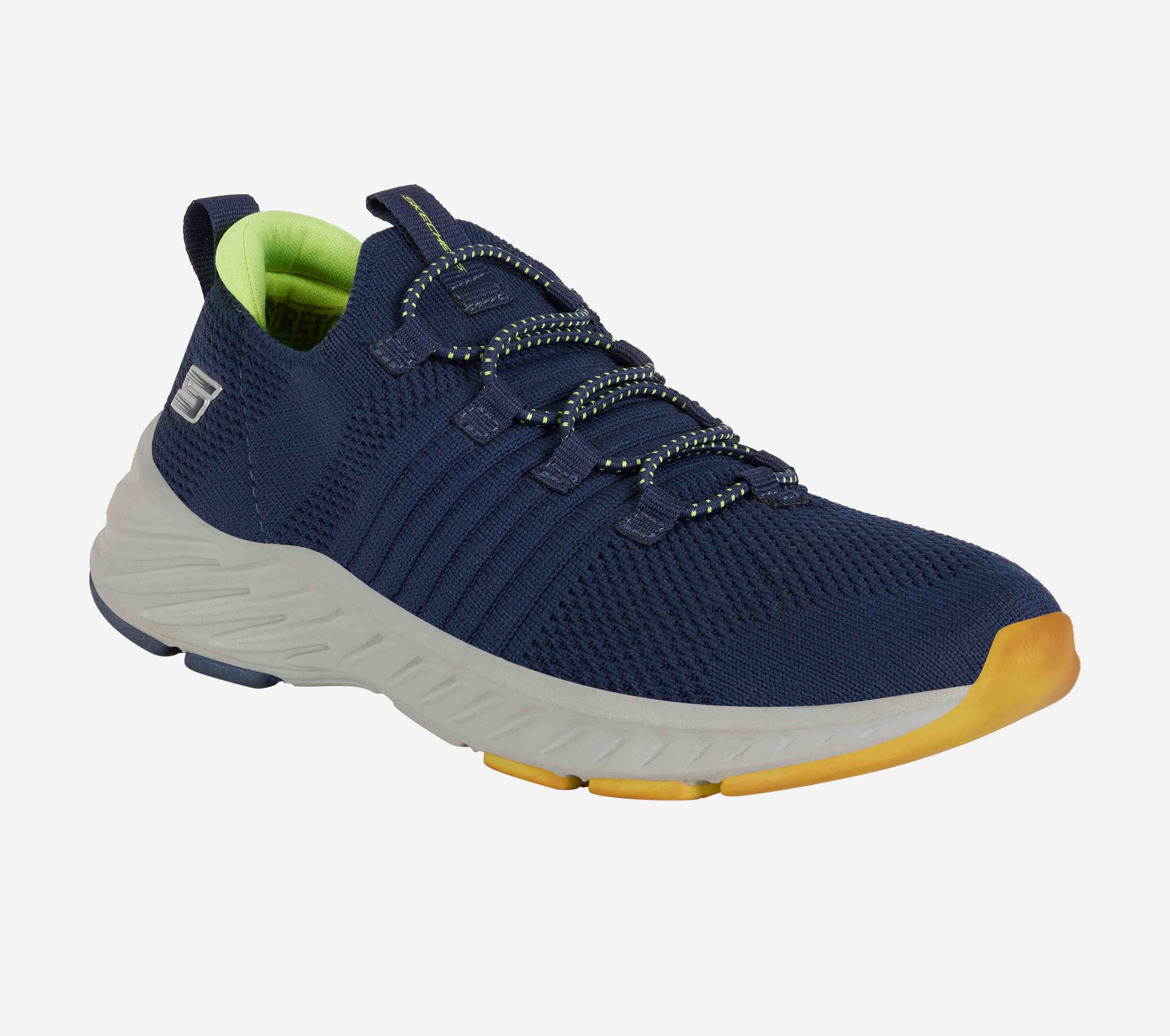 ELITE RUSH, NAVY/LIME Footwear Right View