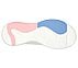 D'LUX FITNESS-ROAM FREE, WHITE Footwear Bottom View