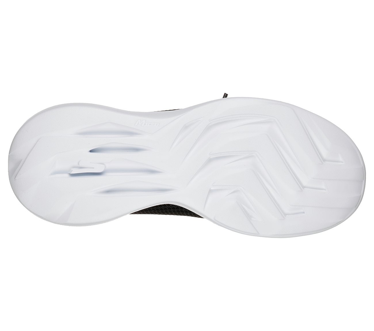 GO RUN FAST-VALOR, BLACK/WHITE Footwear Bottom View
