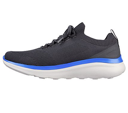 GO RUN MOTION - IONIC STRIDE, CHARCOAL/BLUE Footwear Left View