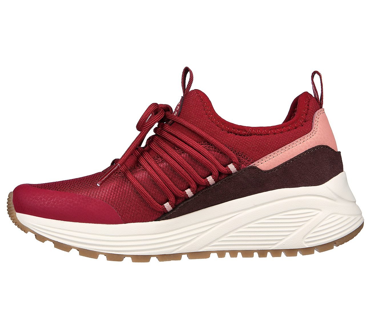 BOBS SPARROW 2.0-SONIC LUV, BBURGUNDY Footwear Left View