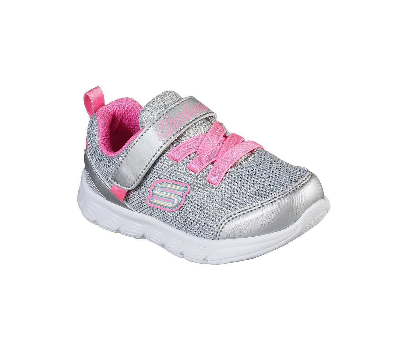 COMFY FLEX - MOVING ON, SILVER/HOT PINK Footwear Right View