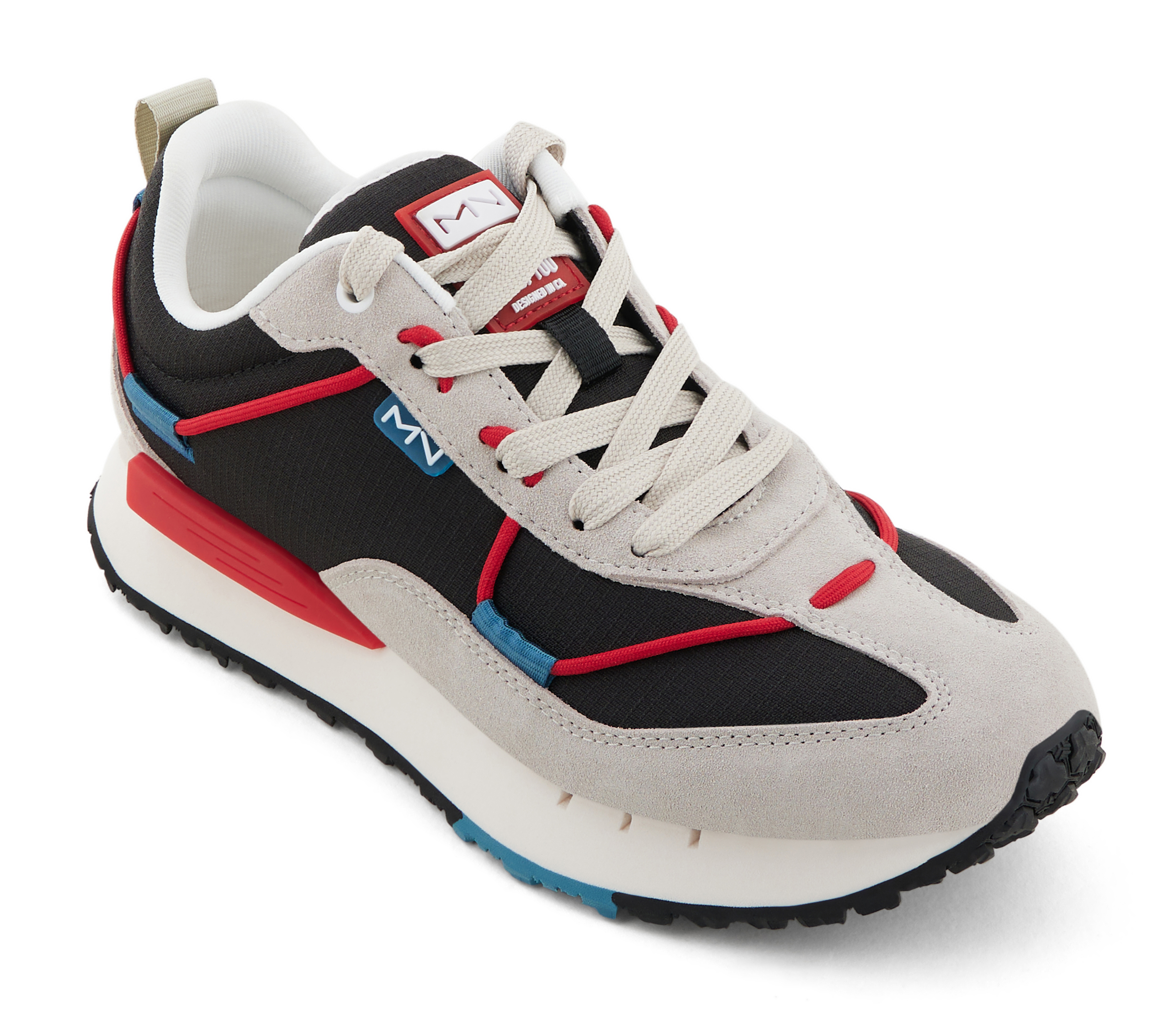 UPPER CUT CLASSIC JOGGER-PACE, BLACK/MULTI Footwear Lateral View