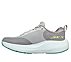 GO RUN SUPERSONIC MAX, LIGHT GRAY/TURQUOISE Footwear Left View