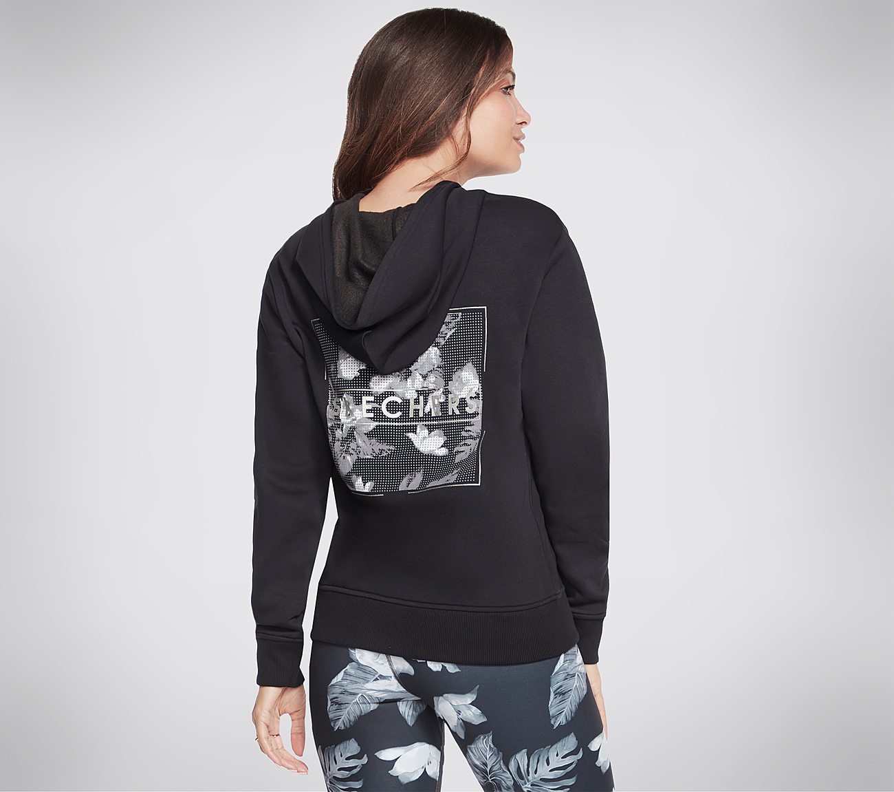 SKECHSWEATS MAGNOLIA DREAMS F, BBBBLACK Apparel Top View