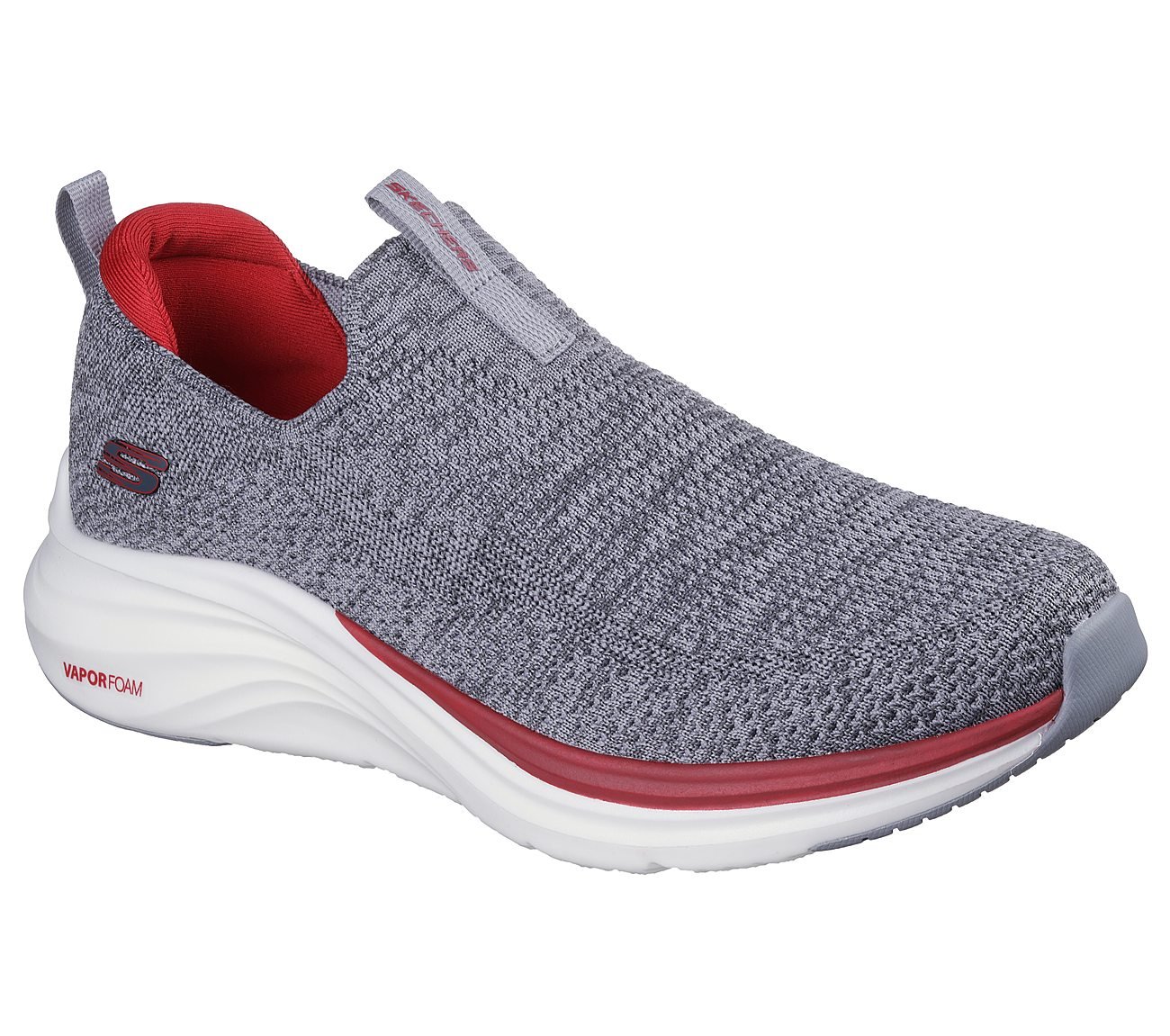 VAPOR FOAM, GRAY/RED