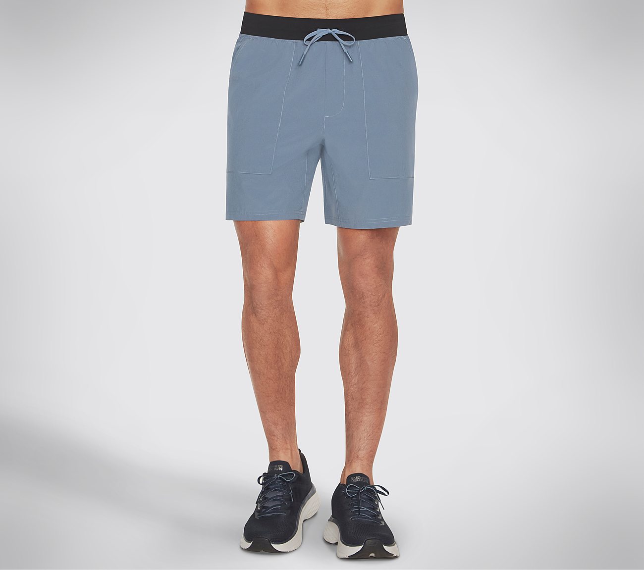 SKECHWEAVE 7 MOTION SHORT, BLUE/GREY Apparel Lateral View