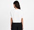 DROP SHOULDER BADGE T-SHIRT, WHITE Apparels Left View