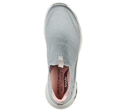 ARCH FIT, LIGHT GREY/PINK Footwear Top View