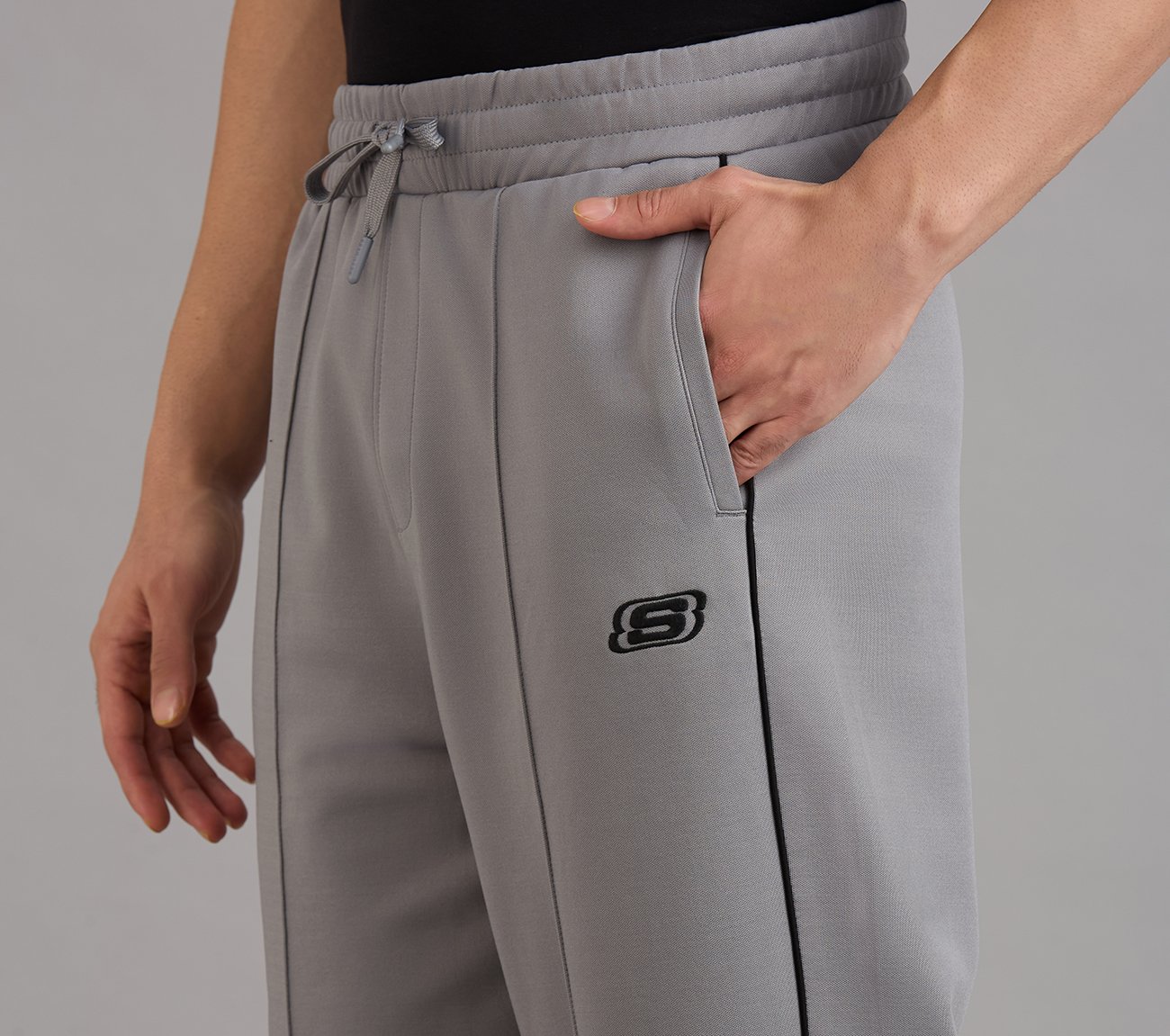 STRAIGHT SIDE SLIT PANTS,  Apparel Right View