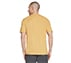 COOL OASIS T-SHIRT, GOLD Apparels Top View