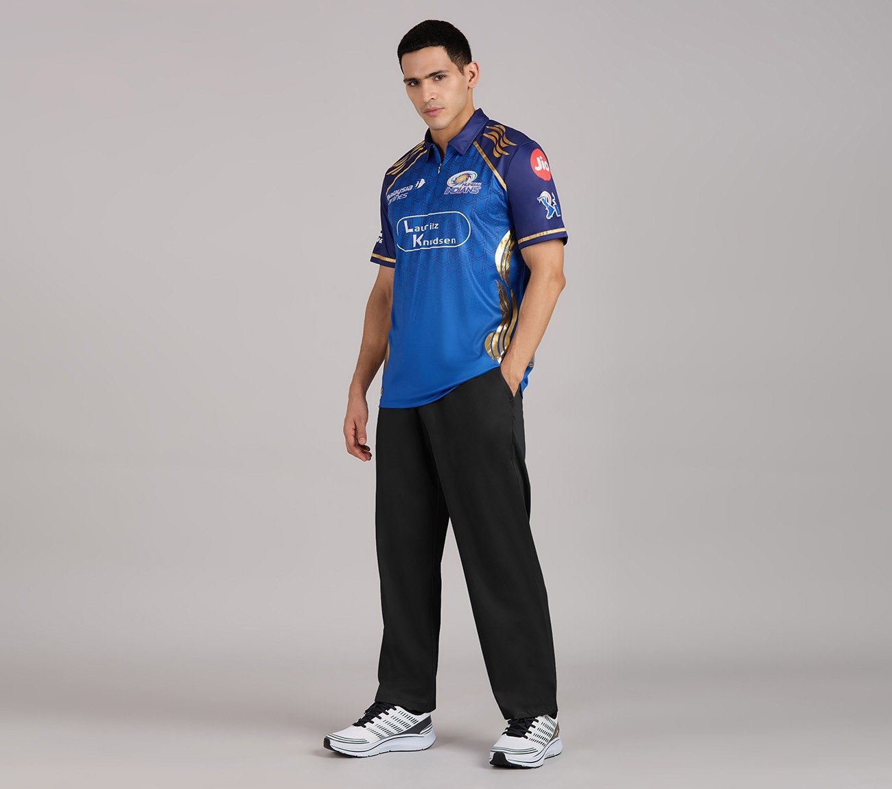 MUMBAI INDIANS IPL MEN'S REPLICA JERSEY 2026, ROYAL/NAVY/LIME