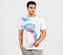 SMOKE PRINT T-SHIRT, WHITE