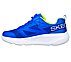 GO RUN ELEVATE, BLUE/LIME Footwear Left View