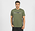 DUAL PRINT VARSITY GRAPHIC T-SHIRT, NATURAL/OLIVE Apparel Lateral View