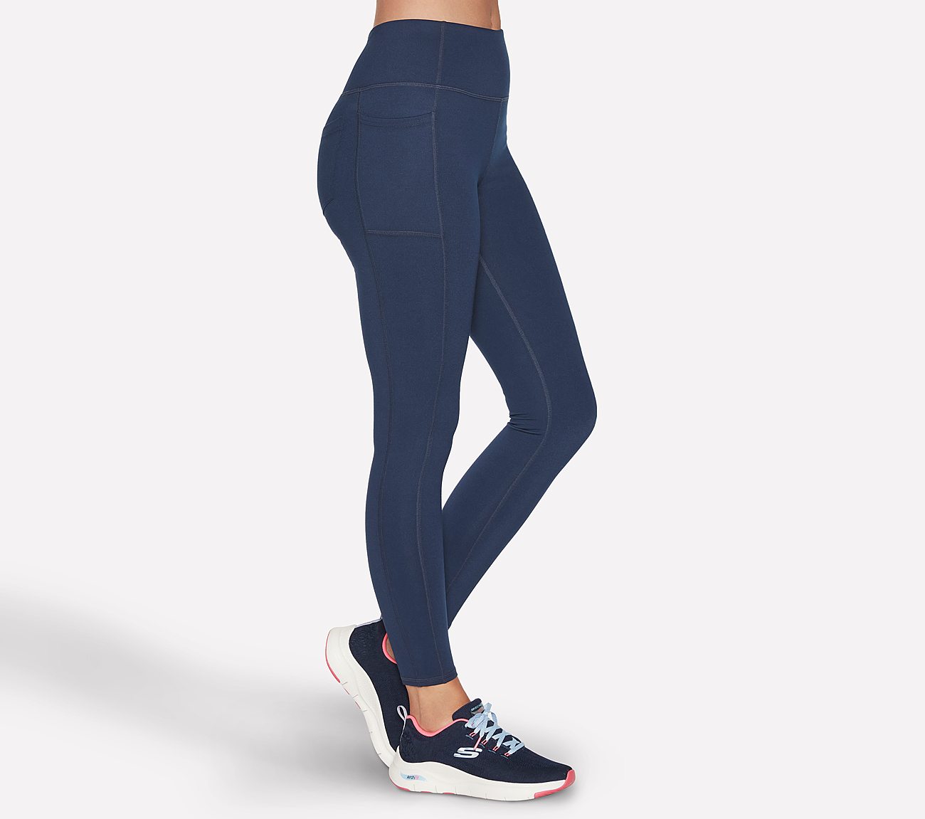 GOSTRETCH HW FL 4 POCKET LEGG, NNNAVY Apparels Bottom View