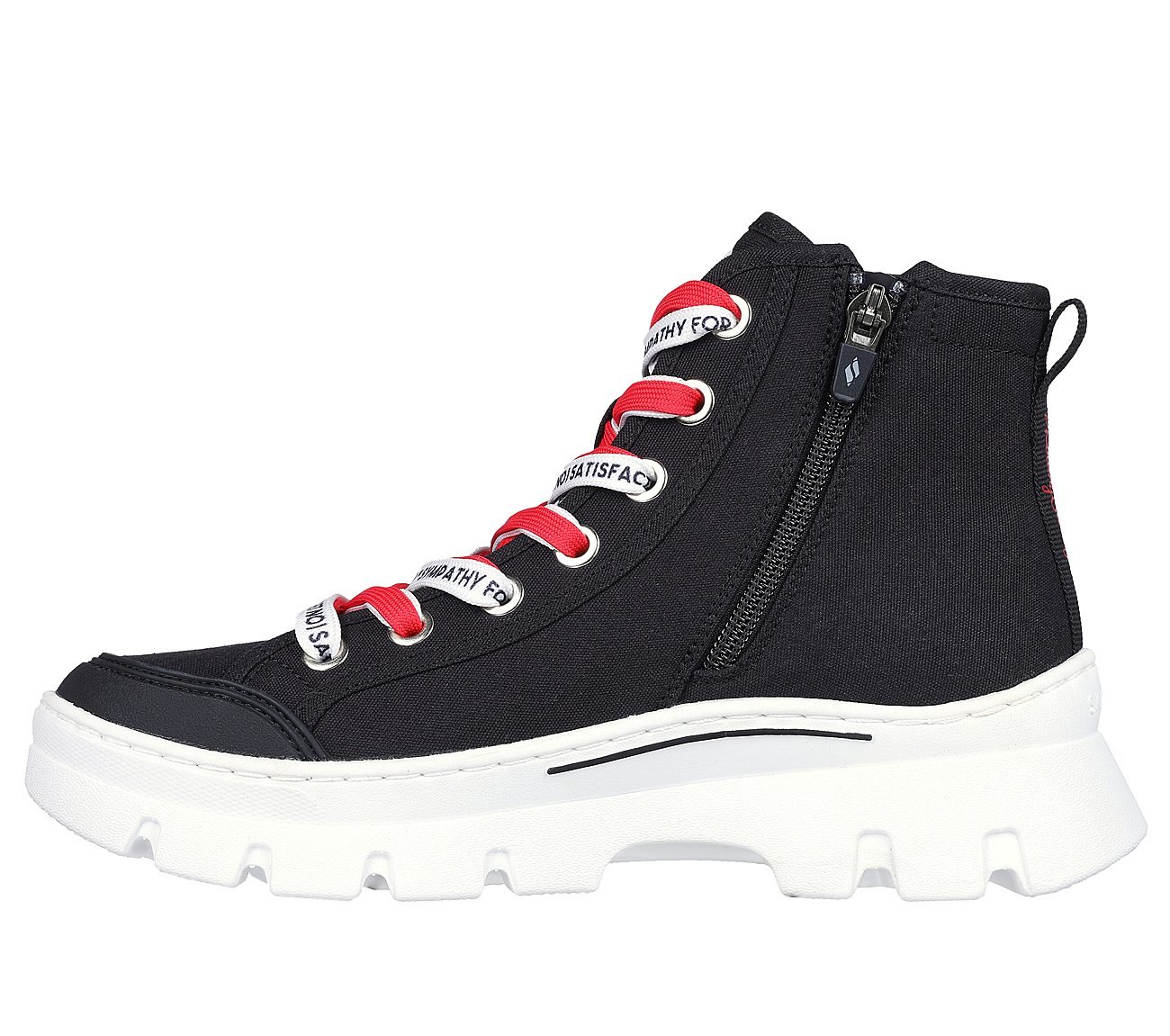 Rolling Stones: Roadies Surge - Lick & Lyrics, BLACK/RED Footwear Left View
