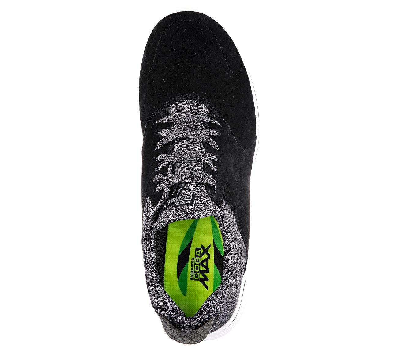 GO WALK 4 - ICONIC, BLACK/WHITE Footwear Top View