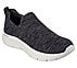 GO WALK FLEX - VELLA, BLACK/WHITE Footwear Right View