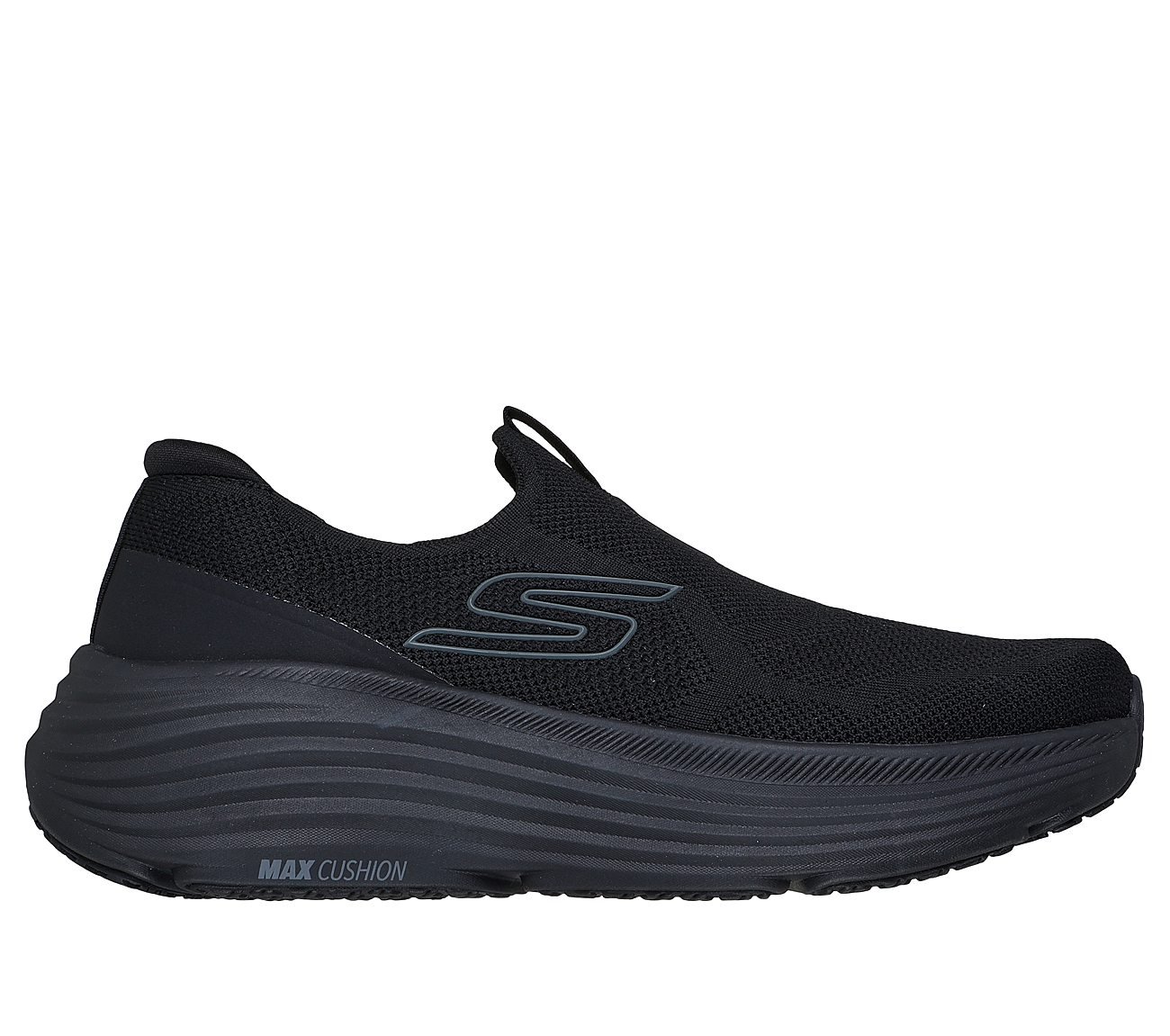 MAX CUSHIONING ENDEAVOUR - SA, BLACK Footwear Lateral View