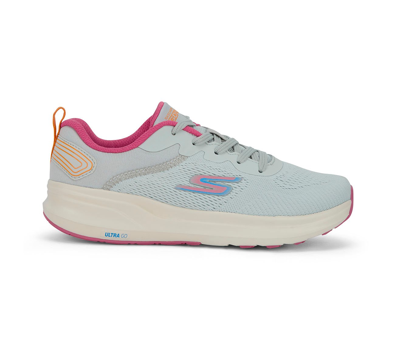 GO RUN PURE, GREY/MULTI
