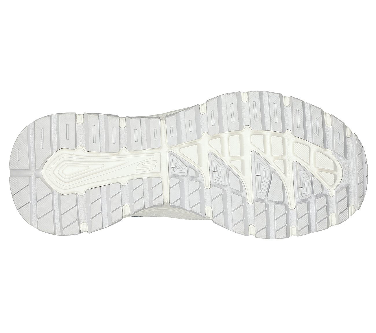 D'LUX TREKKER, OFF WHITE/GREY Footwear Bottom View