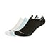 3PK WOMENS PERFORMANCE NON TERRY LOWCUT, WHITE/BLACK/BLUE