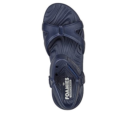 GO WALK SMART FOAMIES - ALOHA, NNNAVY Footwear Top View