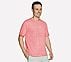 DIAMOND WASH LOGO T-SHIRTA, CCORAL Apparel Bottom View
