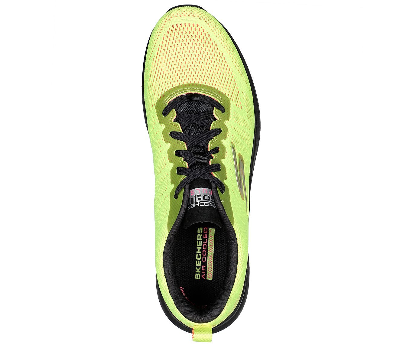 GO RUN PULSE - STRADA, YELLOW/BLACK Footwear Top View