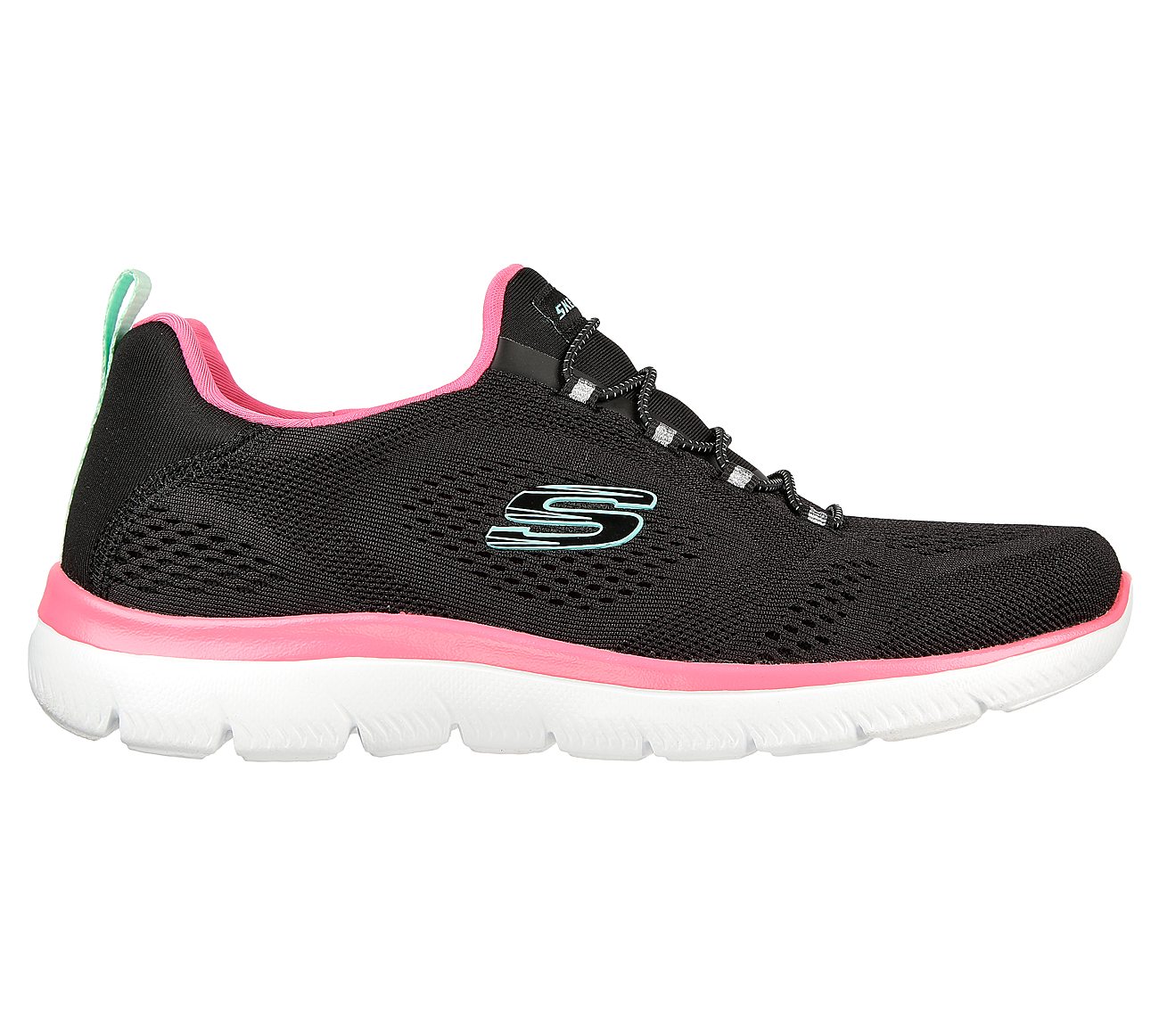 SUMMITS, BLACK/HOT PINK