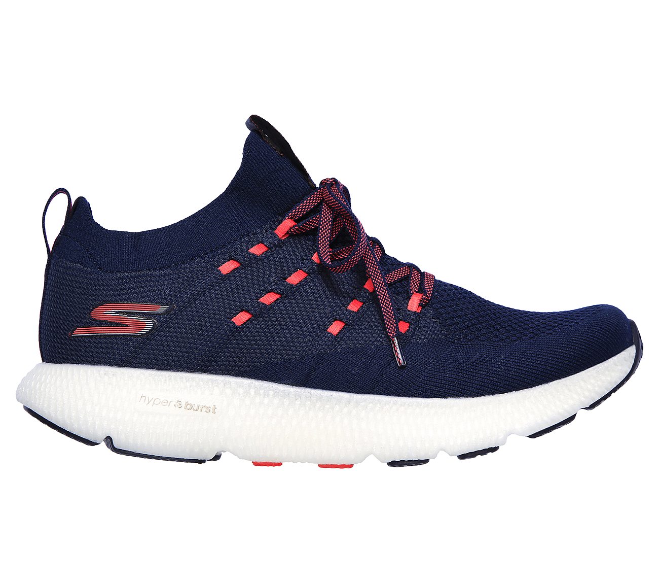 GO RUN 7 -, NAVY/PINK Footwear Right View